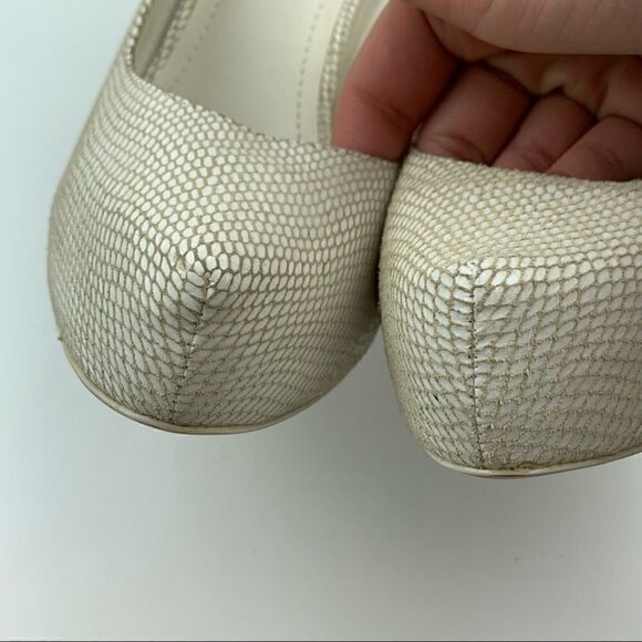 Bcbgeneration heels 7.5 37.5 parade white leather - Picture 8 of 11